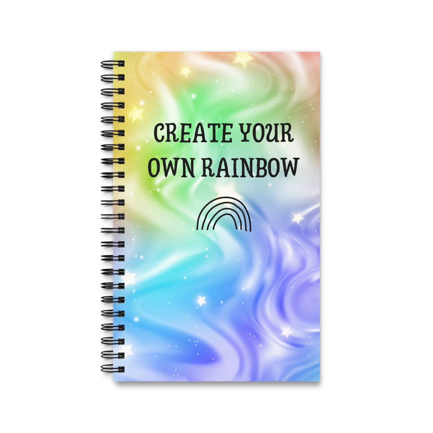 Create your own rainbow - Spiral Notebook