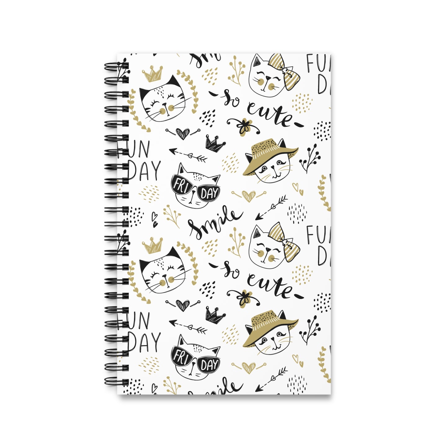 Funday cats - Spiral Notebook