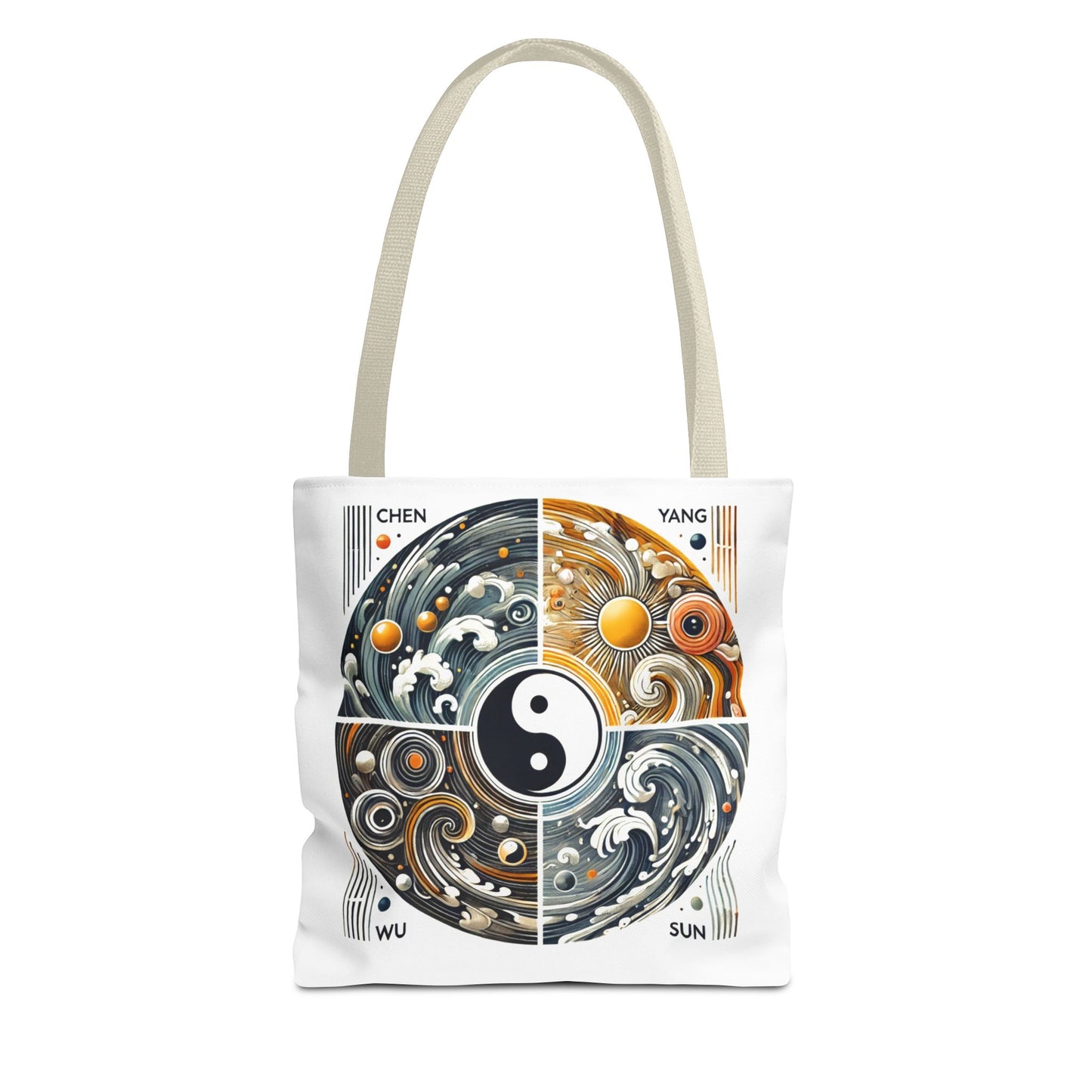 Tai Chi styles in waves - Tote Bag