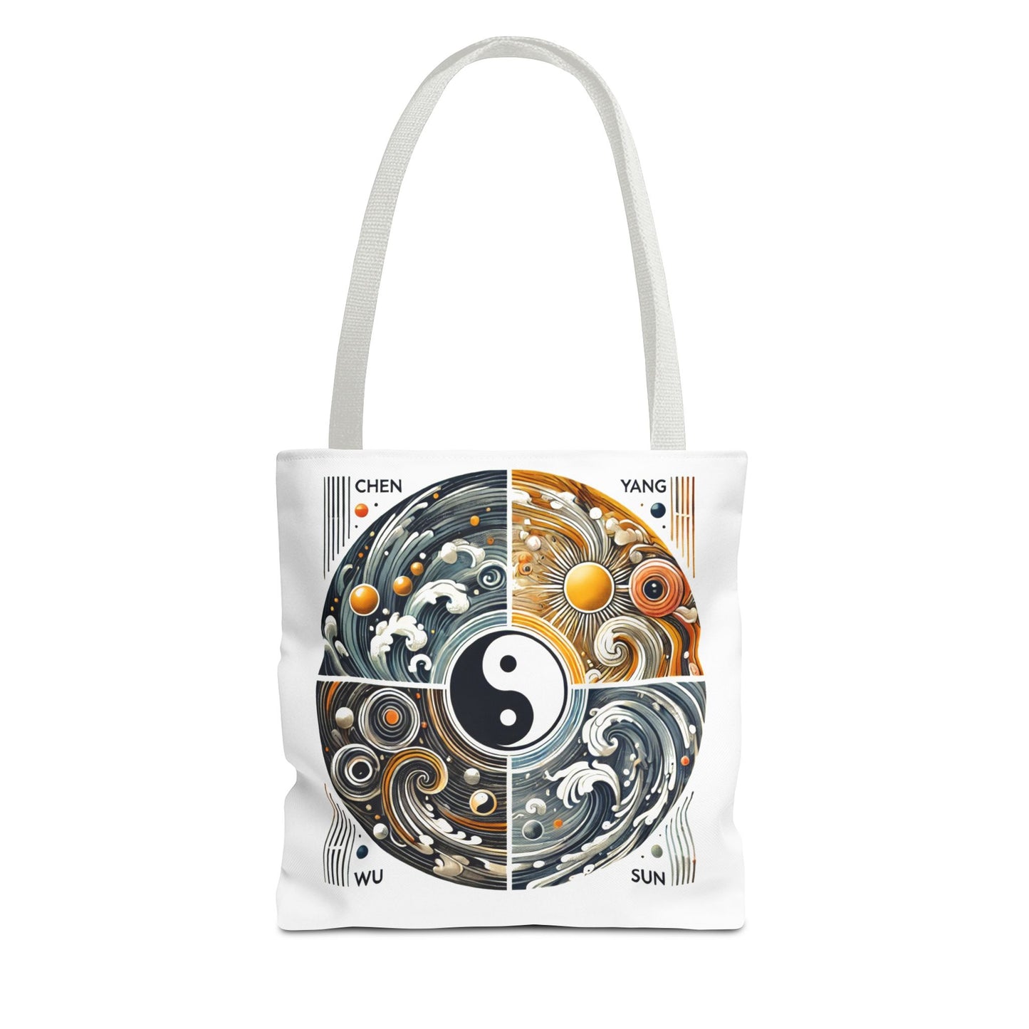 Tai Chi styles in waves - Tote Bag