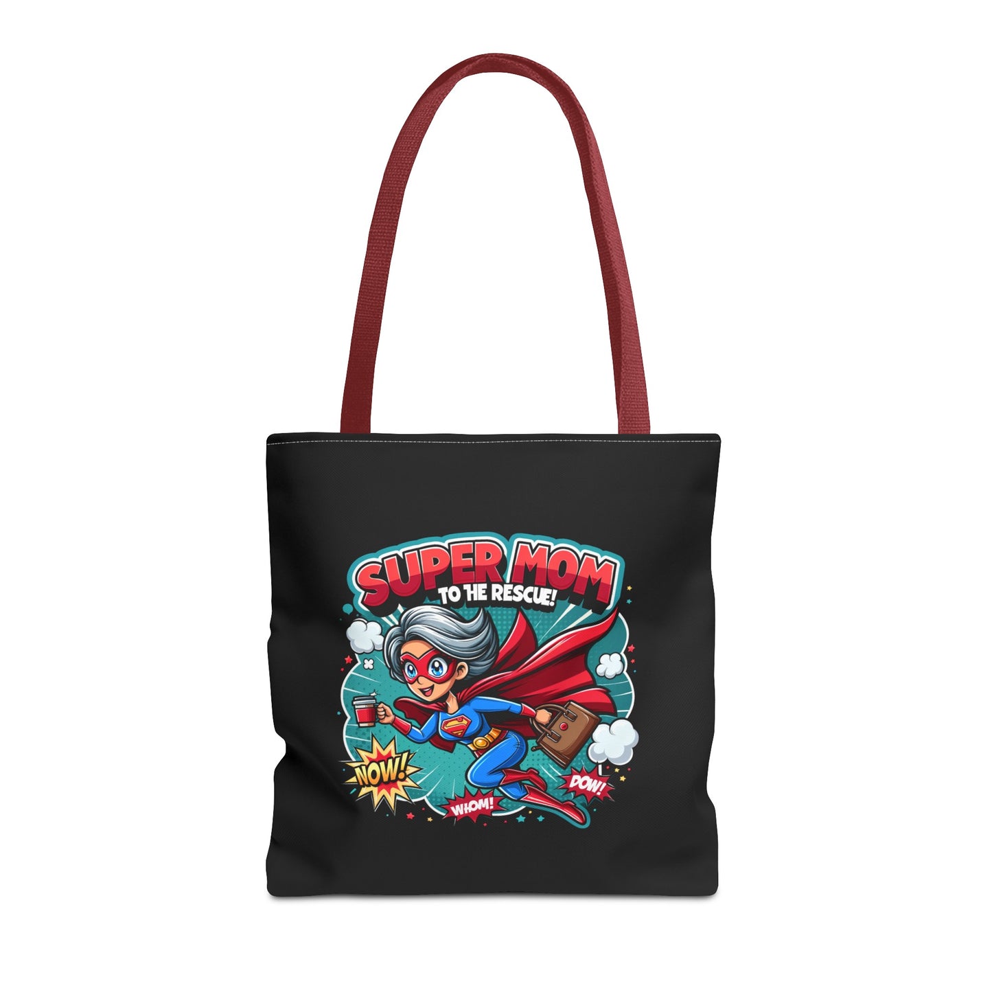 Super Mom to the rescue - Full colour tote bag