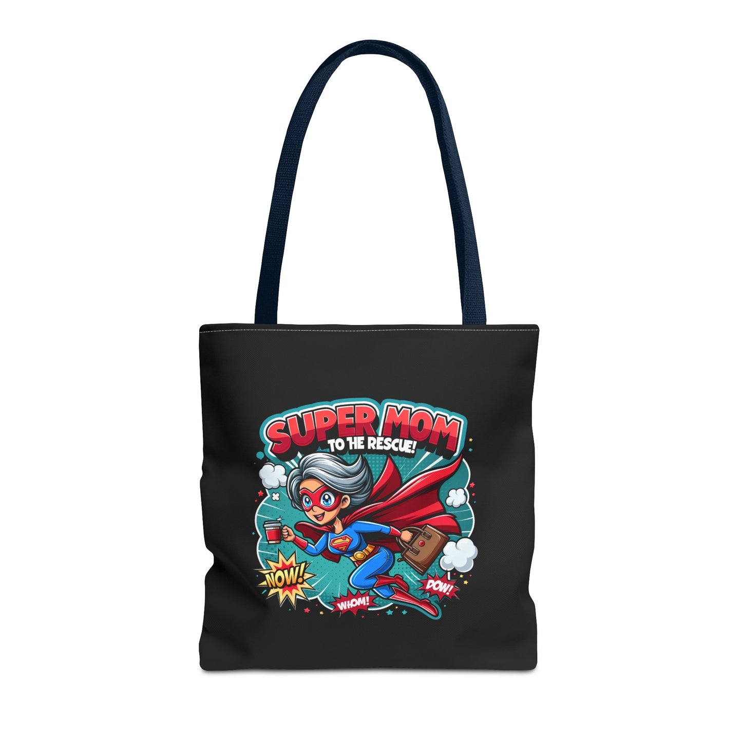 Super Mom to the rescue - Full colour tote bag