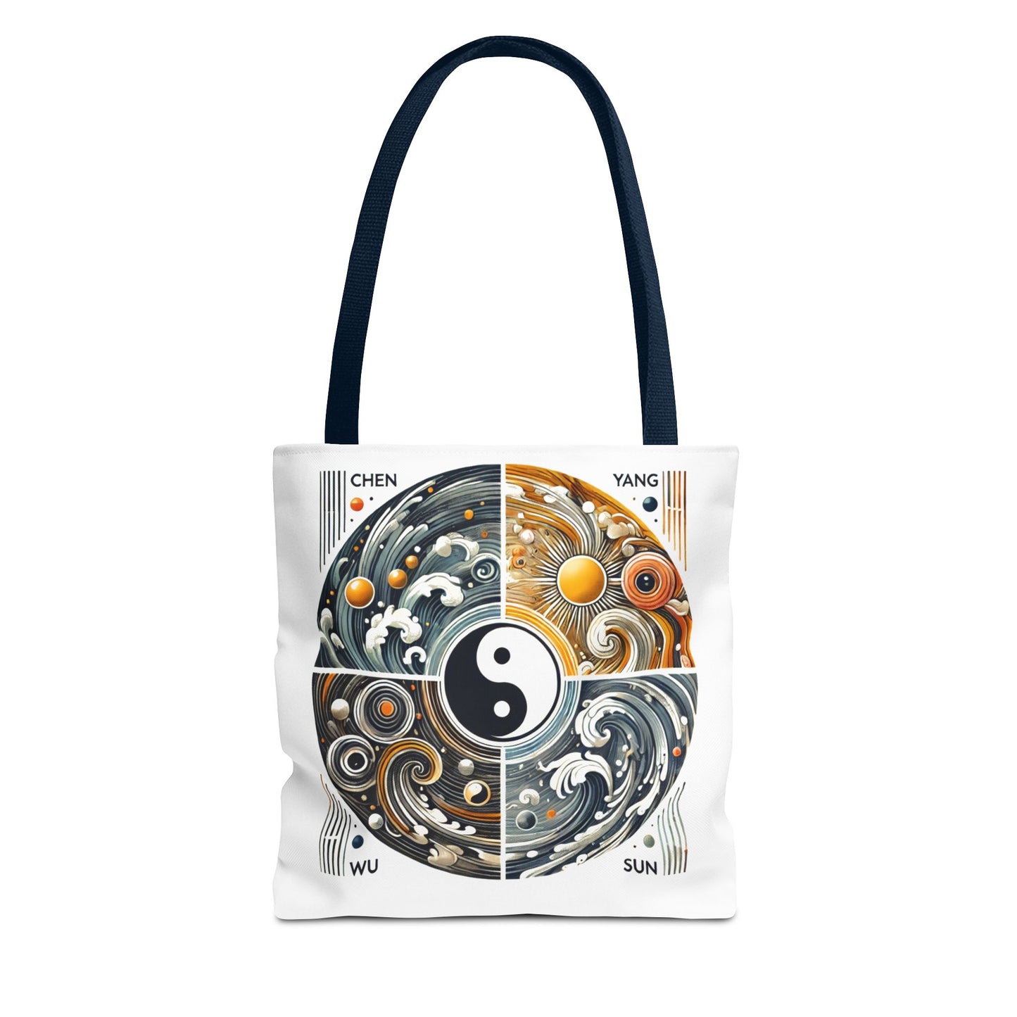 Tai Chi styles in waves - Tote Bag