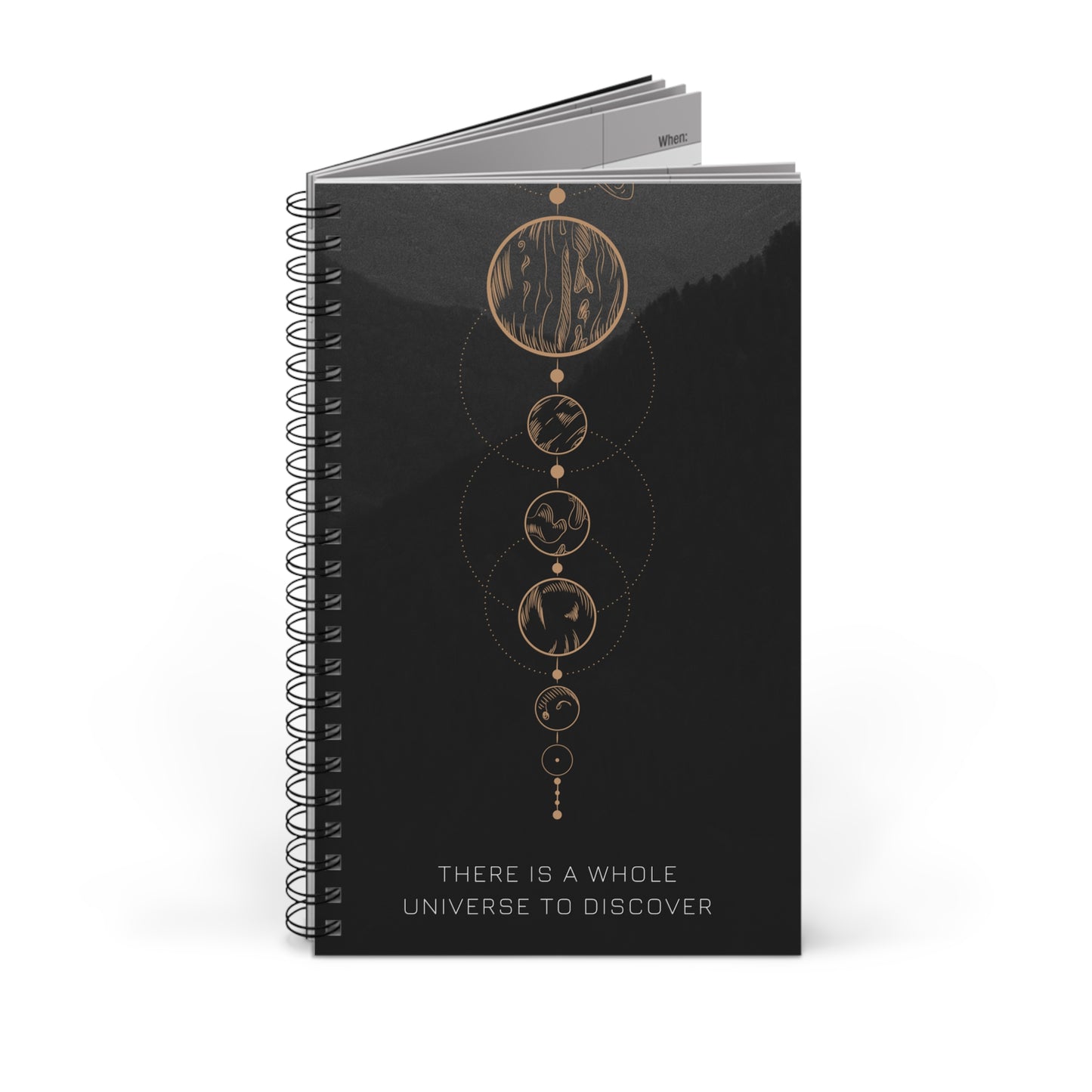 Whole universe - Spiral Notebook