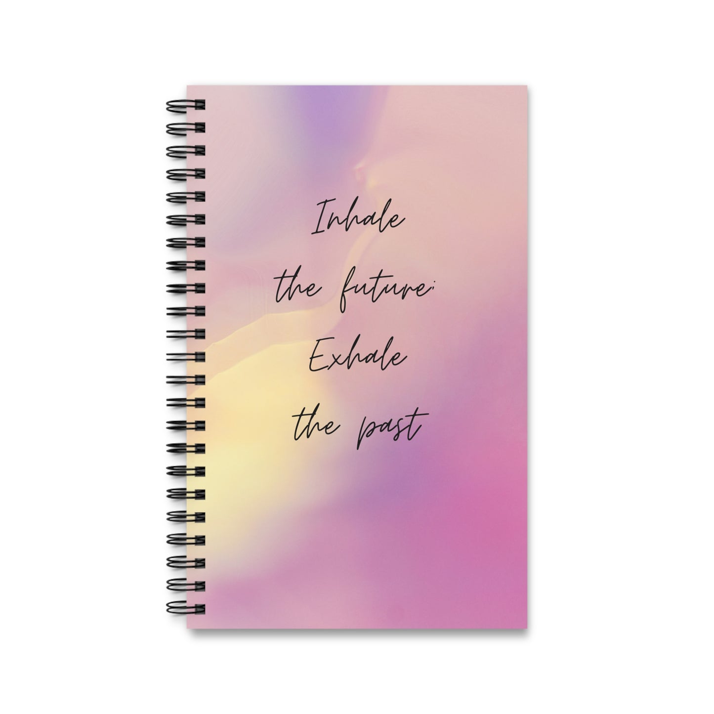 Inhale Exhale - Spiral Notebook