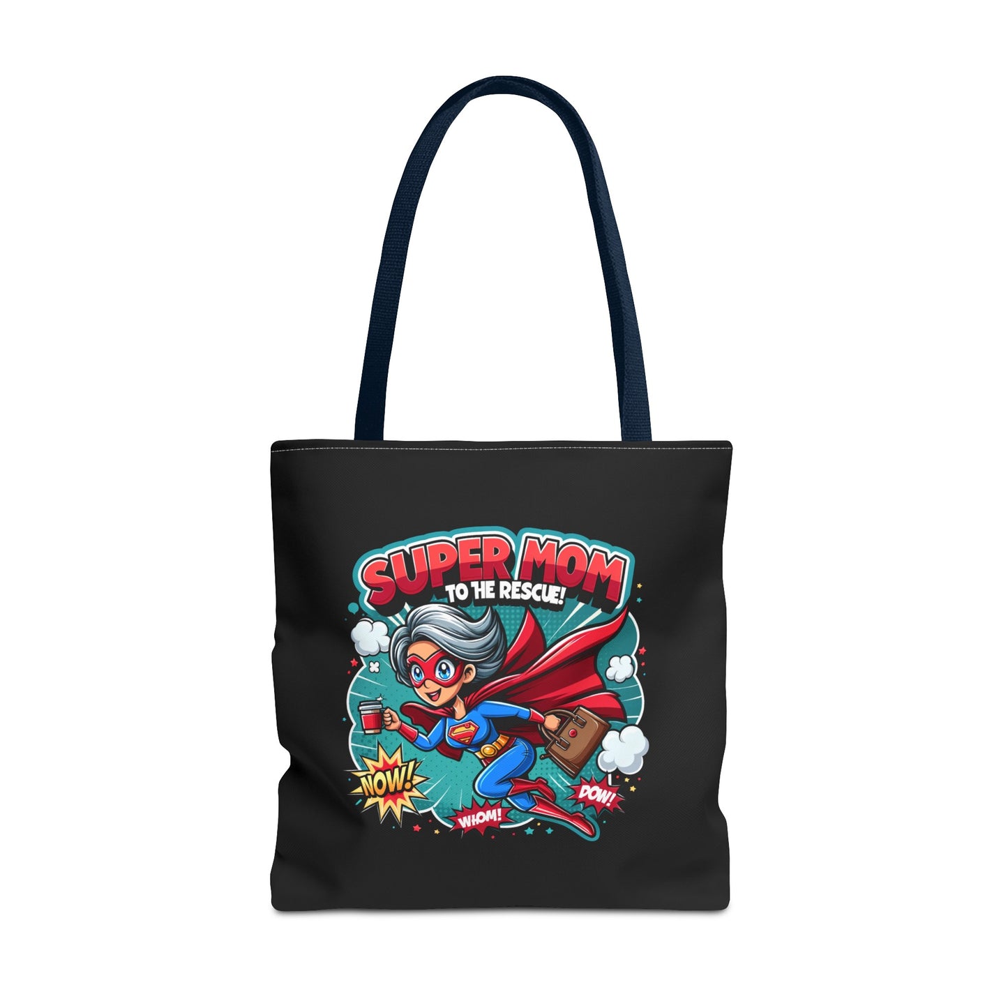 Super Mom to the rescue - Full colour tote bag