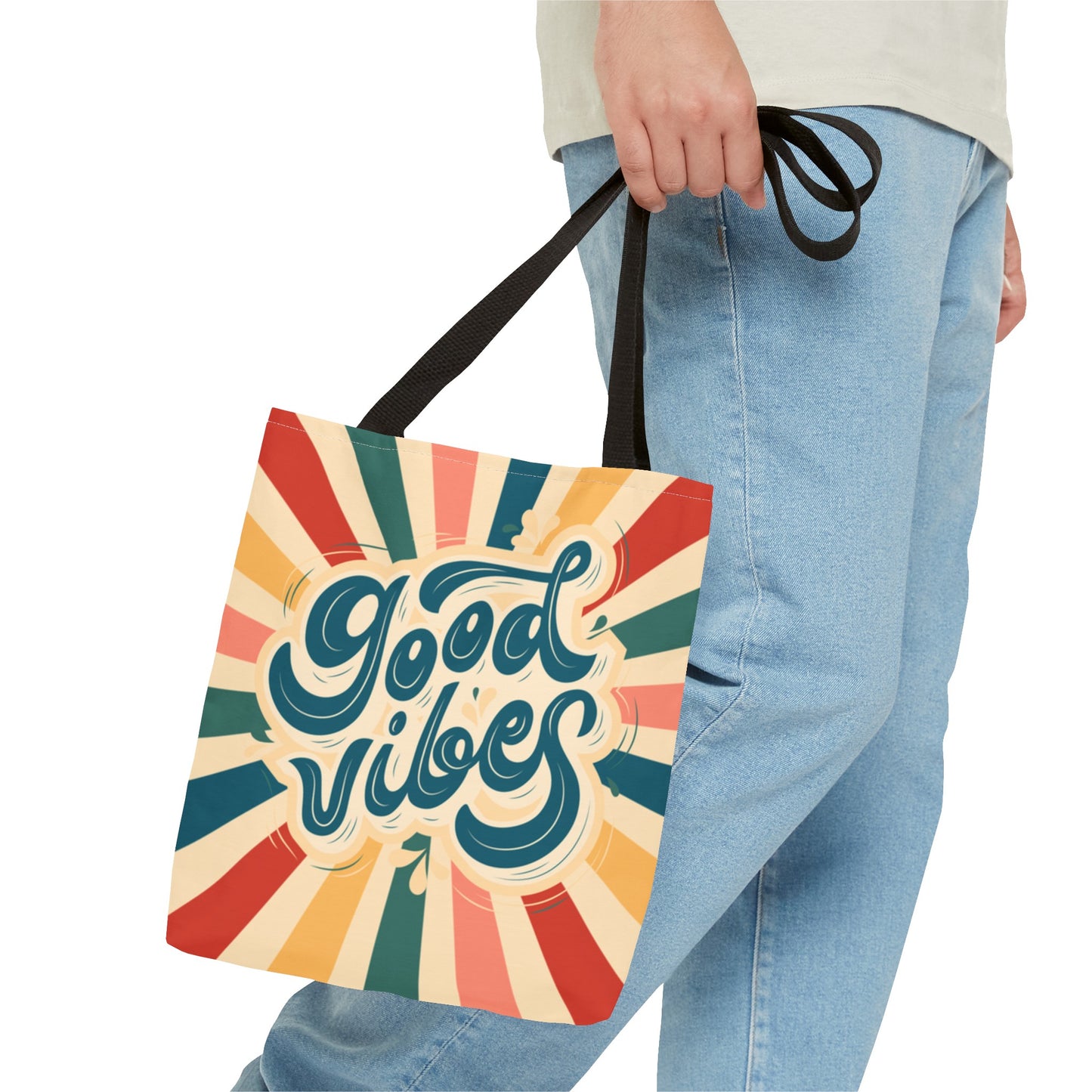 Good Vibes - Full colour tote Bag