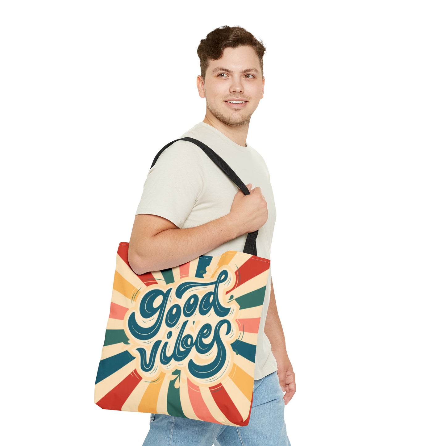 Good Vibes - Full colour tote Bag