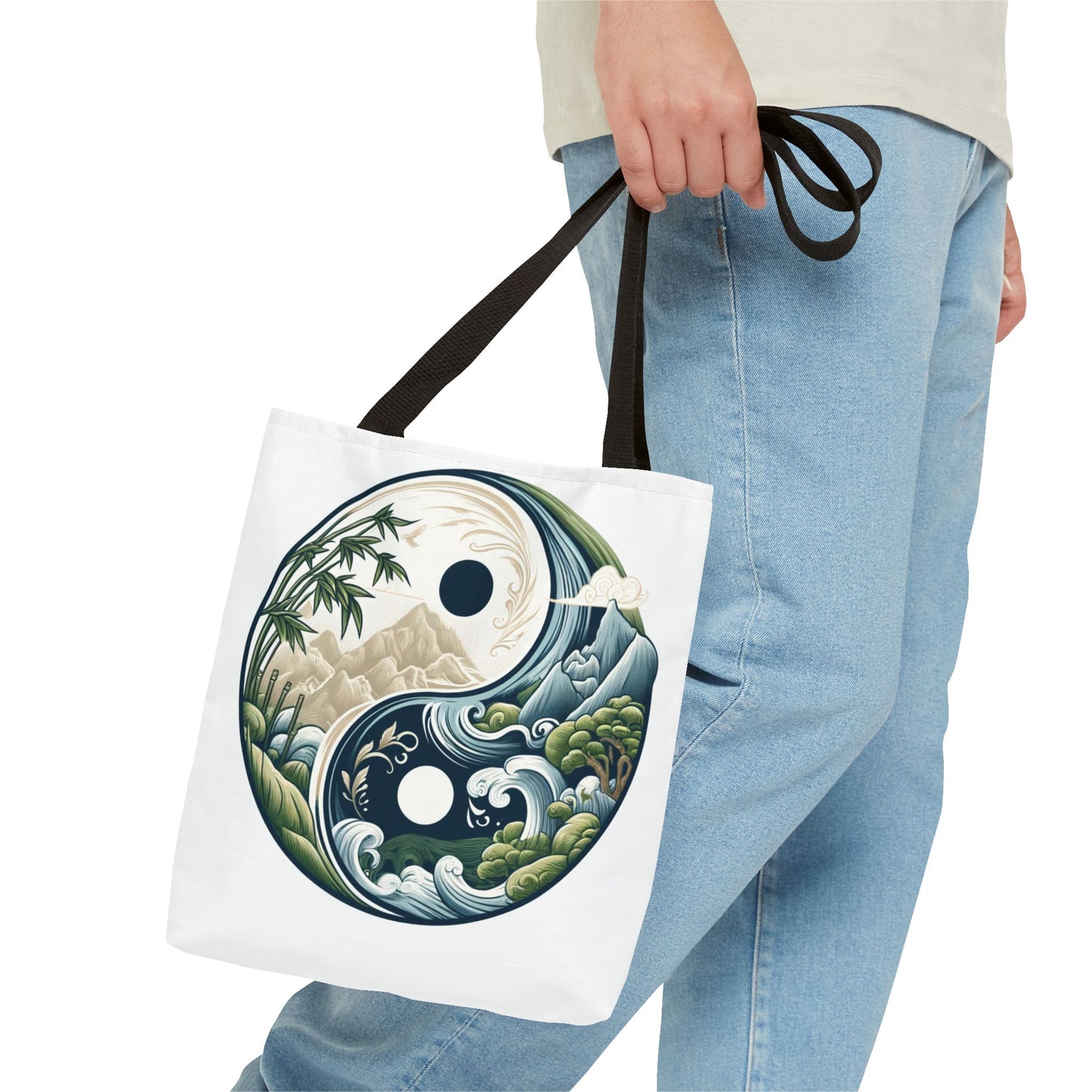 Ying & Yang mountains - Tote Bag