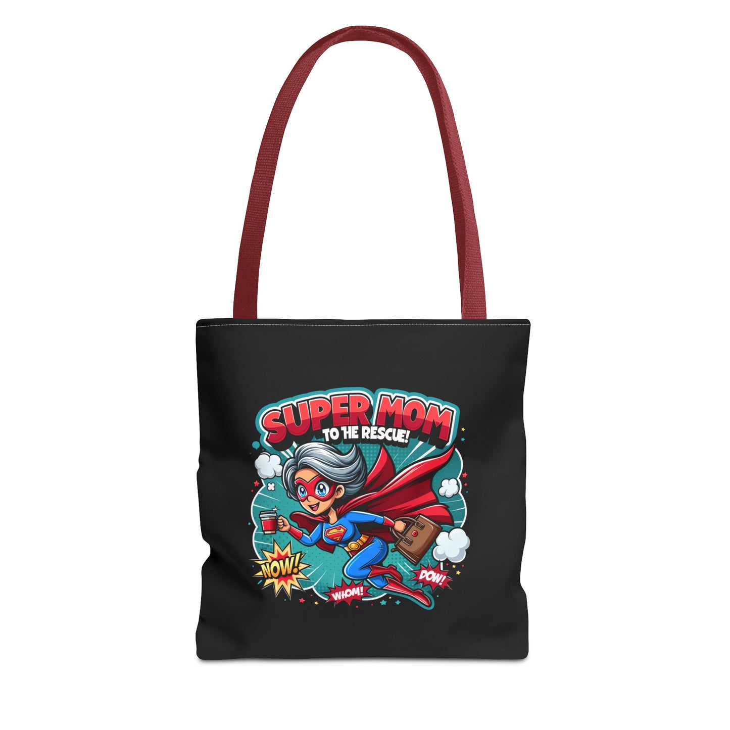 Super Mom to the rescue - Full colour tote bag