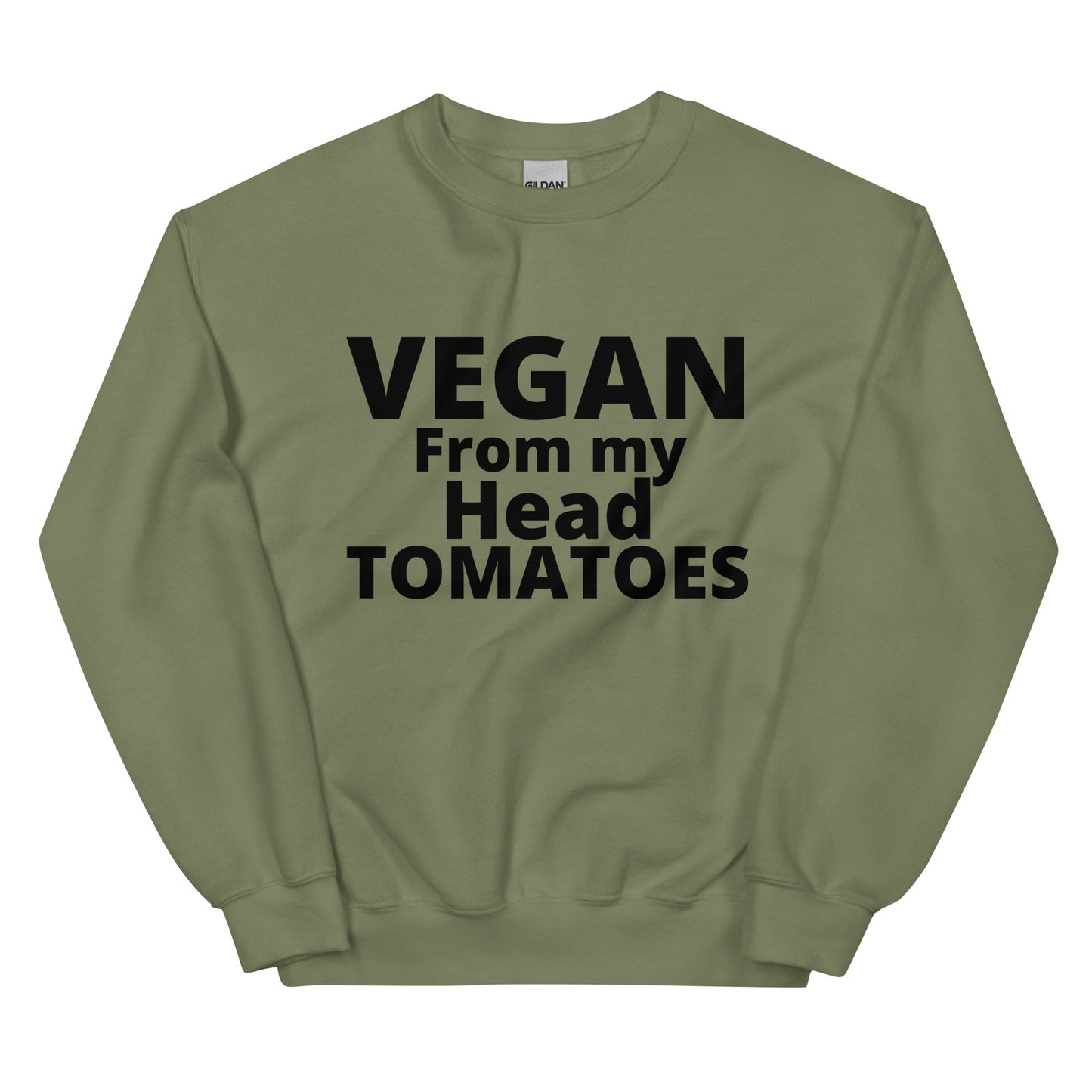 VEGAN from my head tomatoes - Unisex Sweatshirt