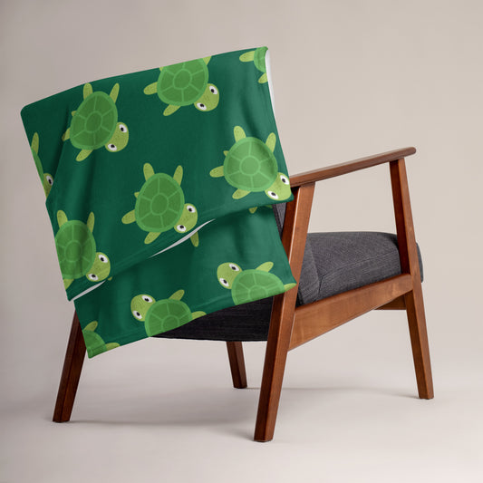 Turtles green - Blanket