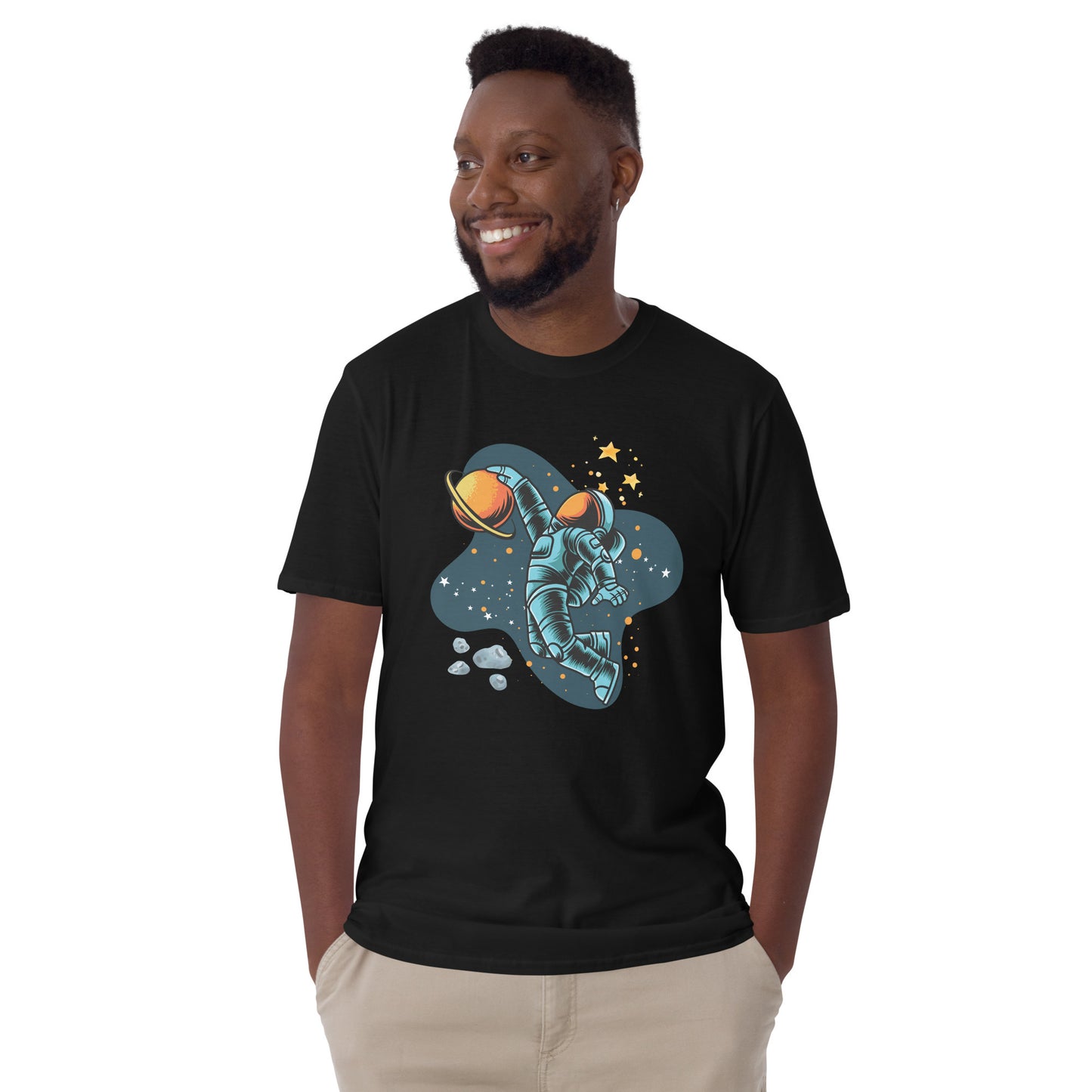 Basketball in Space - Unisex T-Shirt