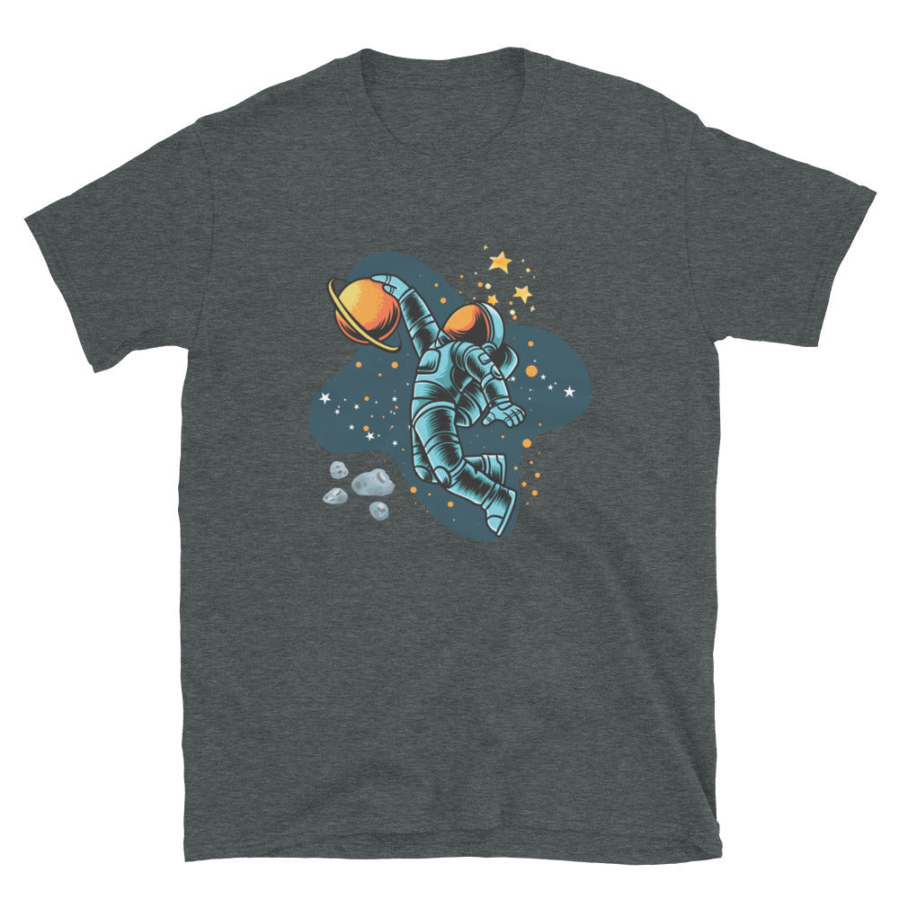 Basketball in Space - Unisex T-Shirt