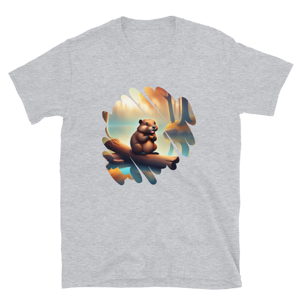 Log Beaver - Unisex T-Shirt