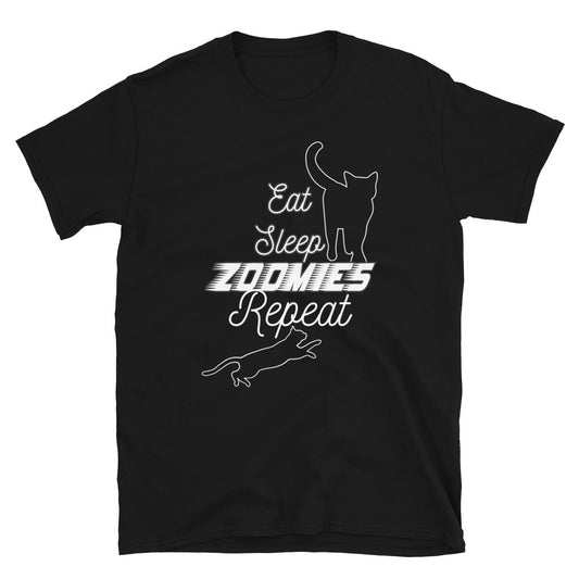 Eat sleep zoomies repeat - Unisex T-Shirt