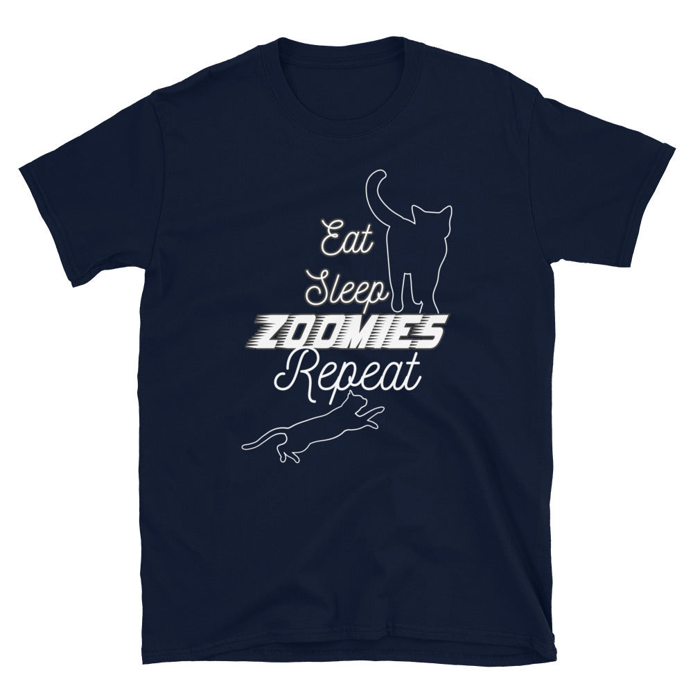 Eat sleep zoomies repeat - Unisex T-Shirt