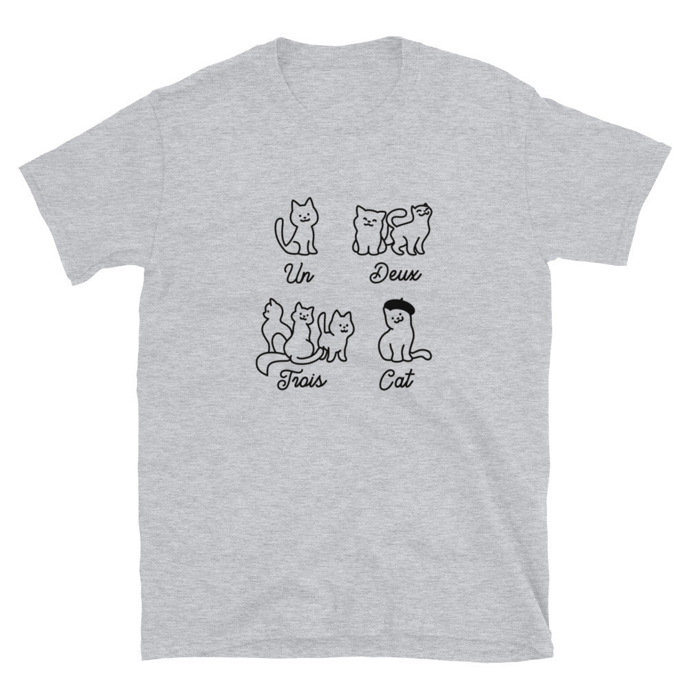 Un deux trois cat - Unisex T-Shirt