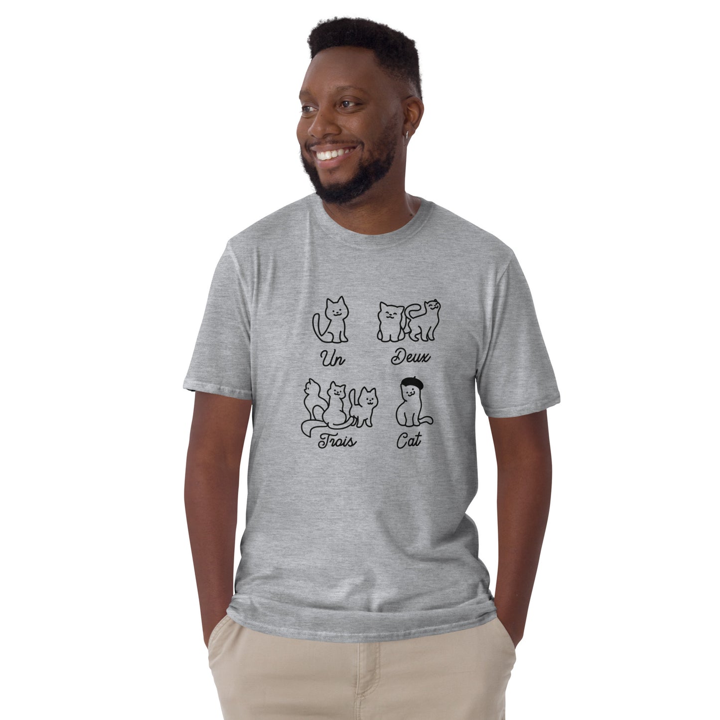 Un deux trois cat - Unisex T-Shirt