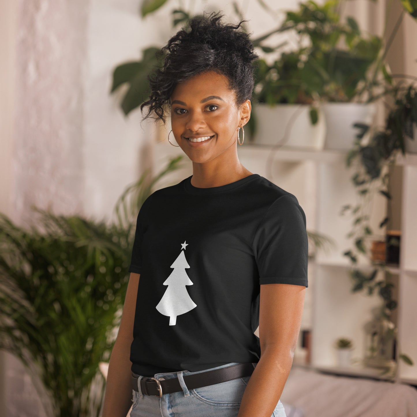 Christmas tree white - Unisex T-Shirt