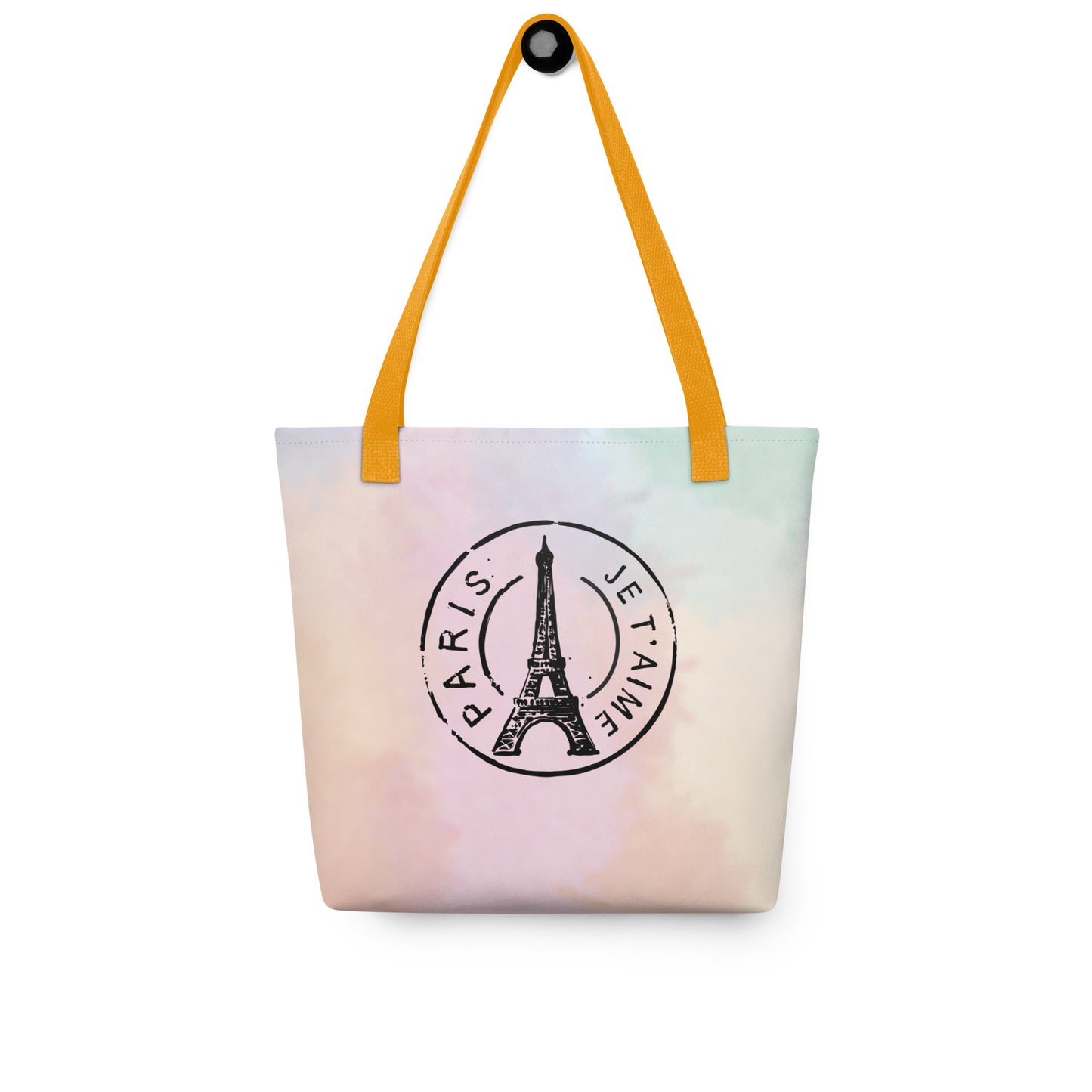 Paris je t'aime pink - Full color tote bag