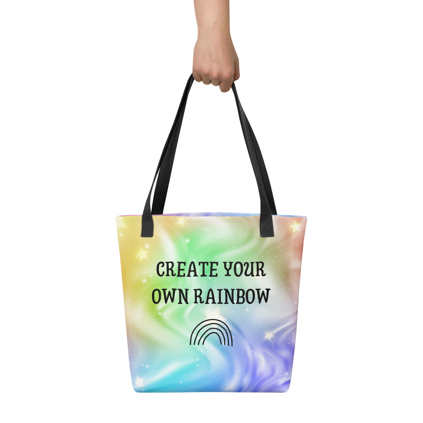 Create your own rainbow - Full colour totebag