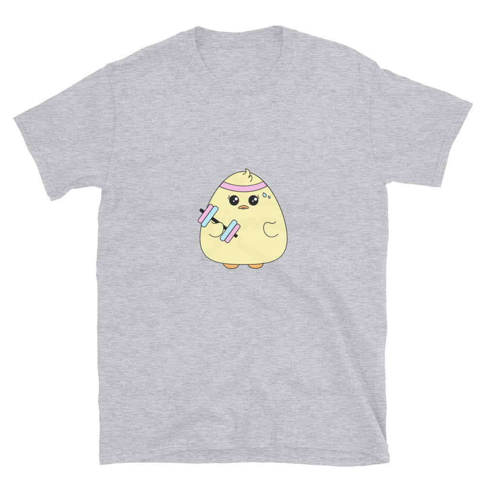 Chick working out - Unisex T-Shirt