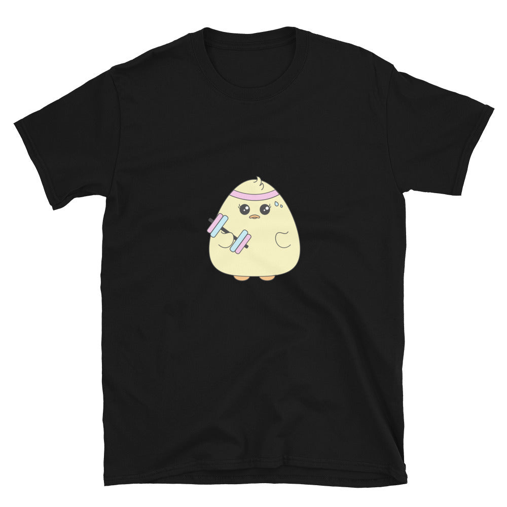 Chick working out - Unisex T-Shirt