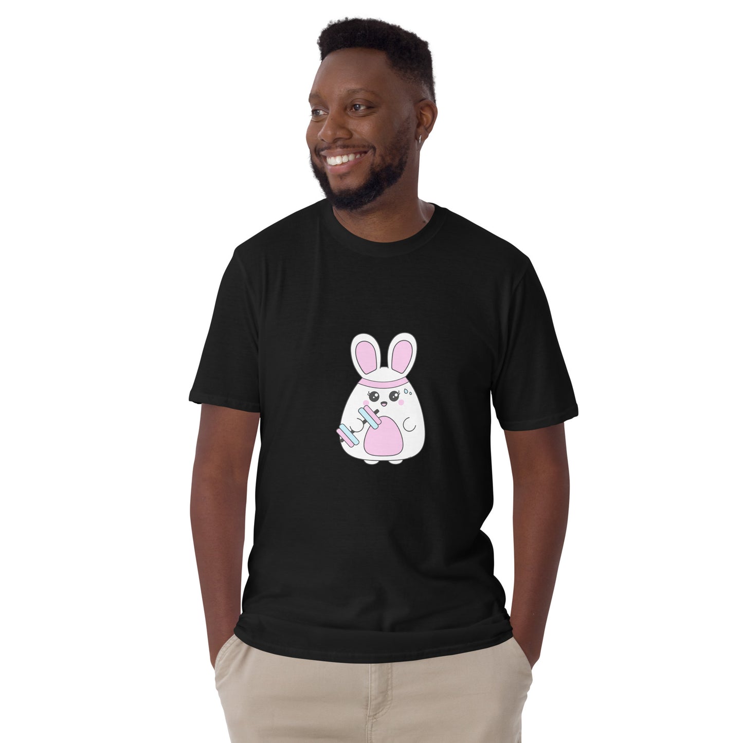 Bunny working out - Unisex T-Shirt