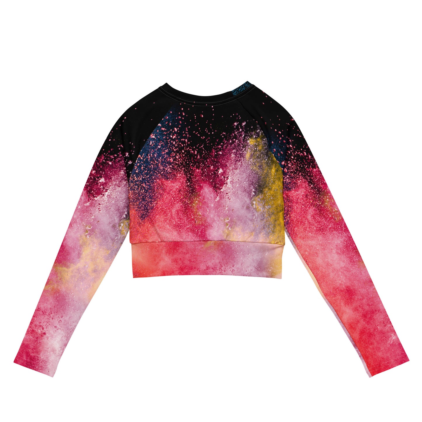 Colour eruption - Long-sleeve crop top