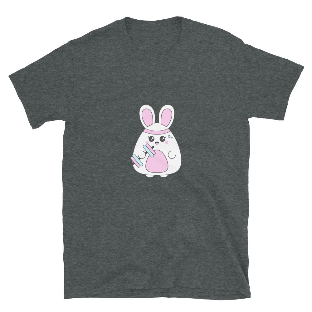 Bunny working out - Unisex T-Shirt