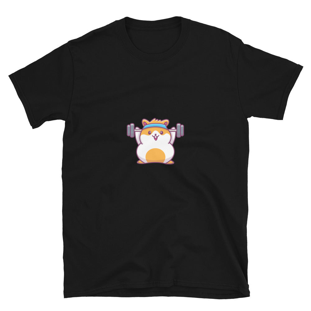 Hamster working out - Unisex T-Shirt