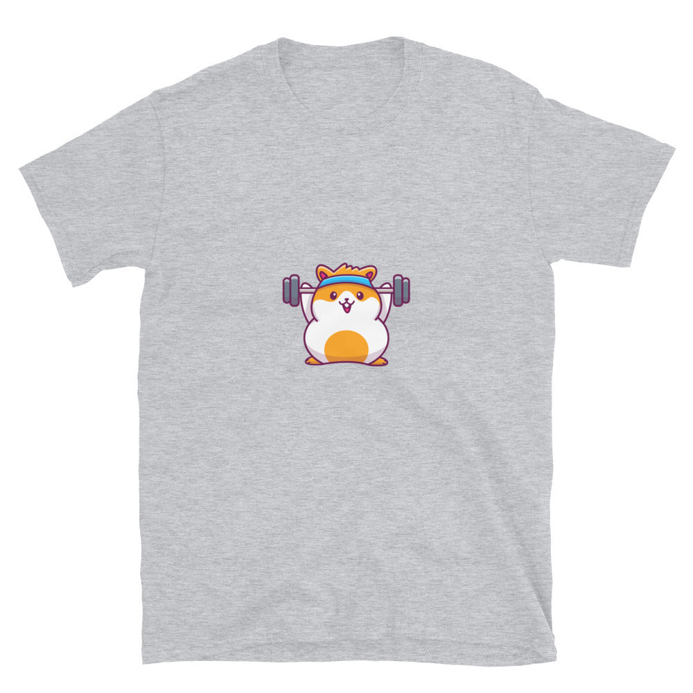 Hamster working out - Unisex T-Shirt