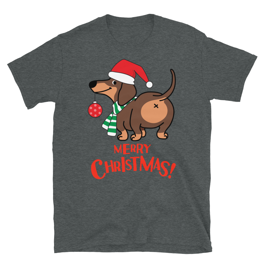 Merry Christmas dog butt - Unisex T-Shirt