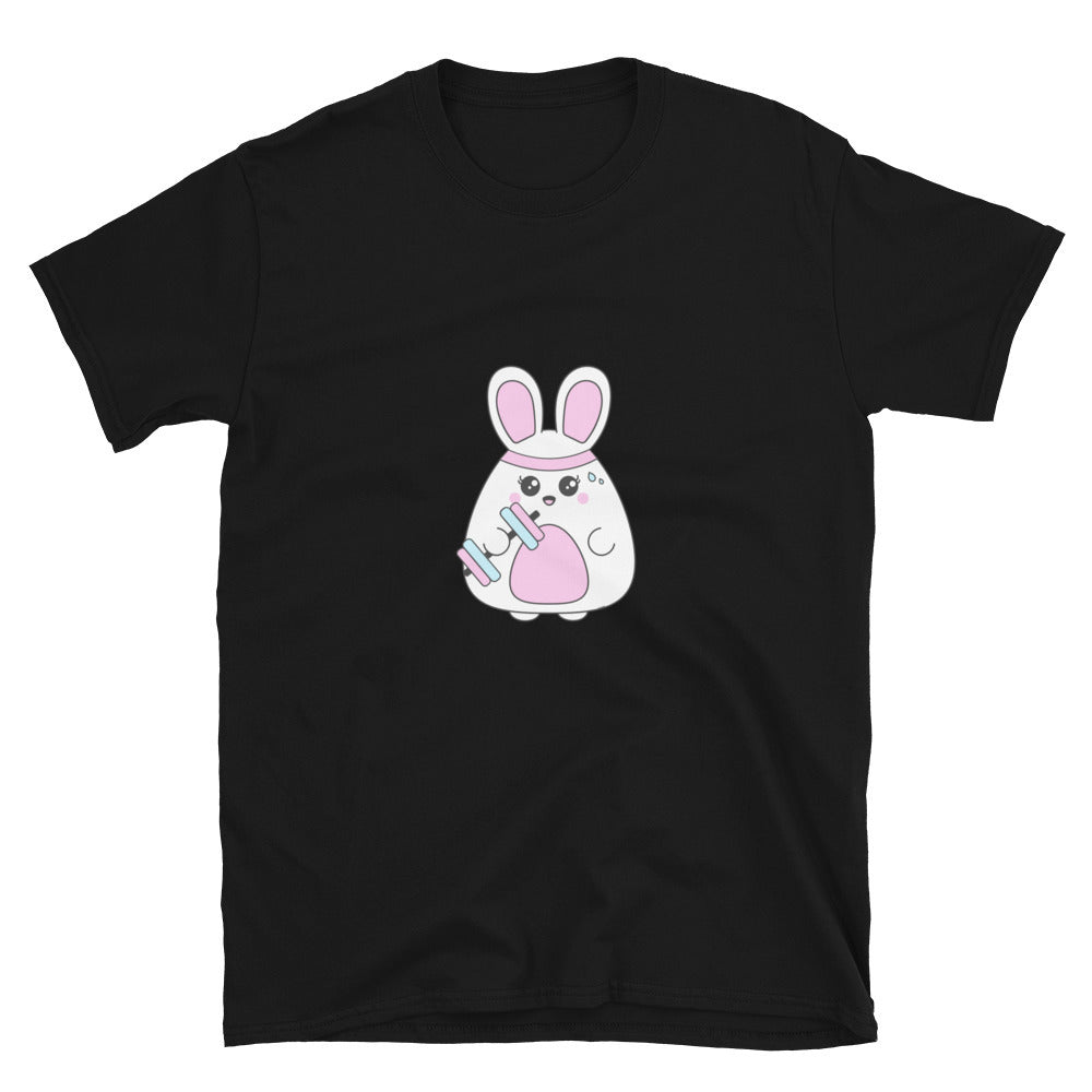 Bunny working out - Unisex T-Shirt