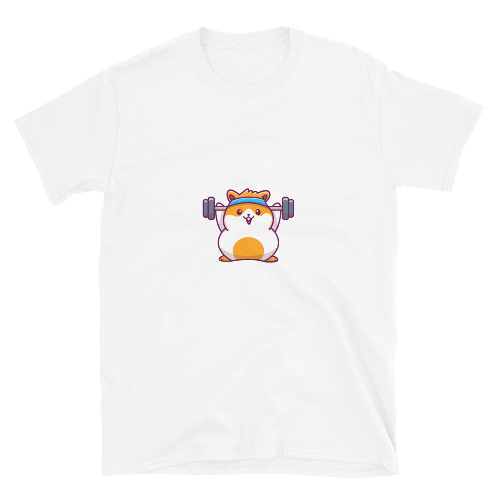 Hamster working out - Unisex T-Shirt