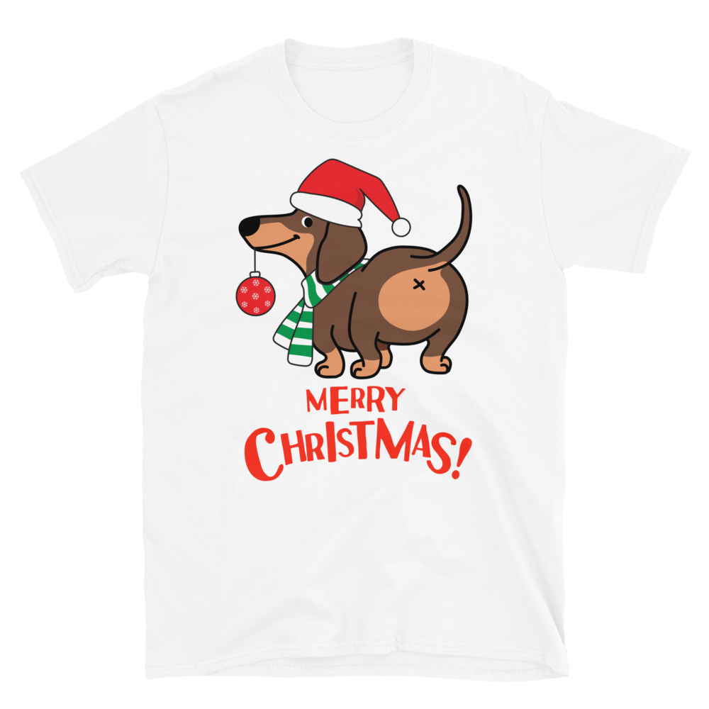 Merry Christmas dog butt - Unisex T-Shirt