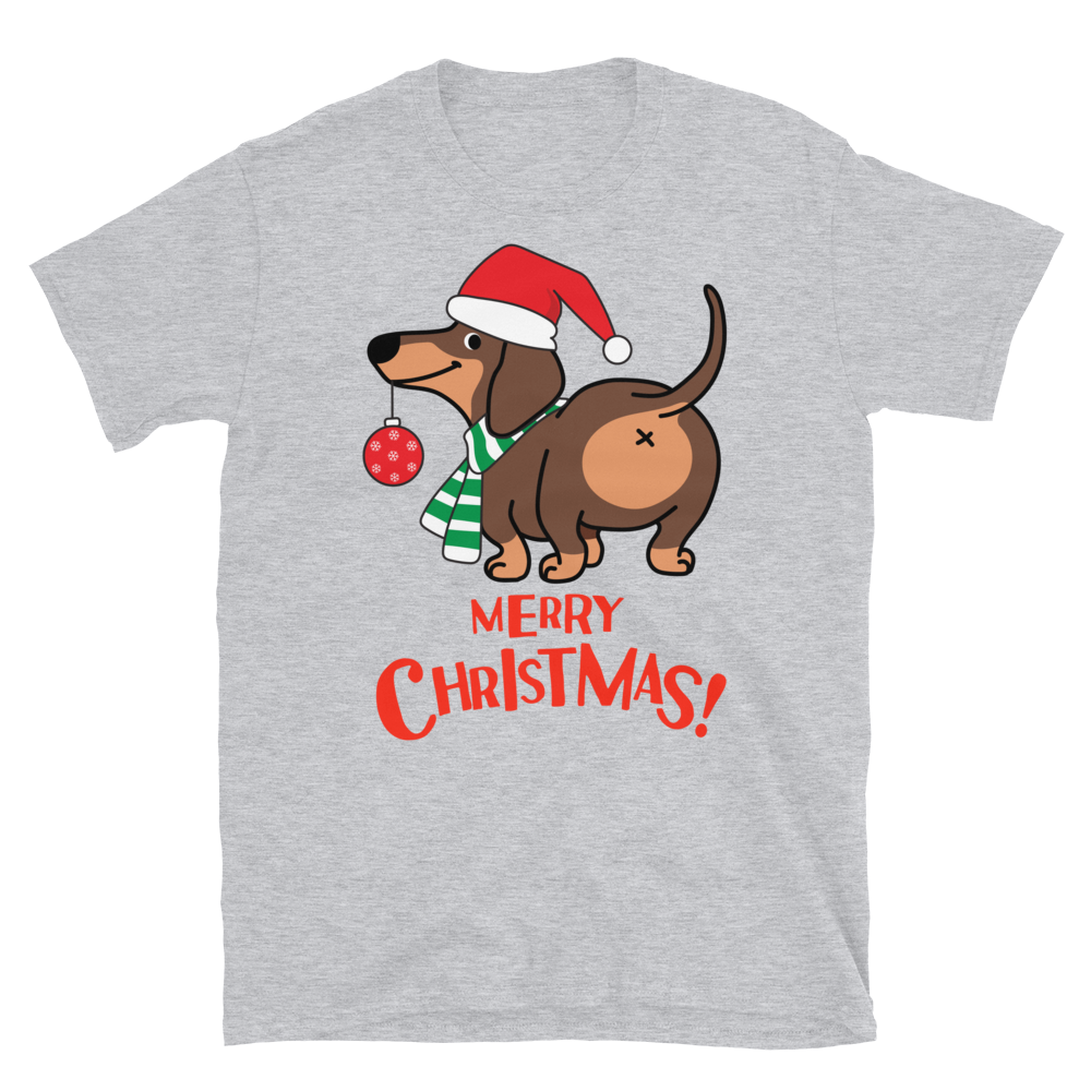 Merry Christmas dog butt - Unisex T-Shirt