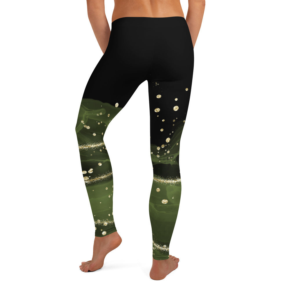 Black & green - Leggings