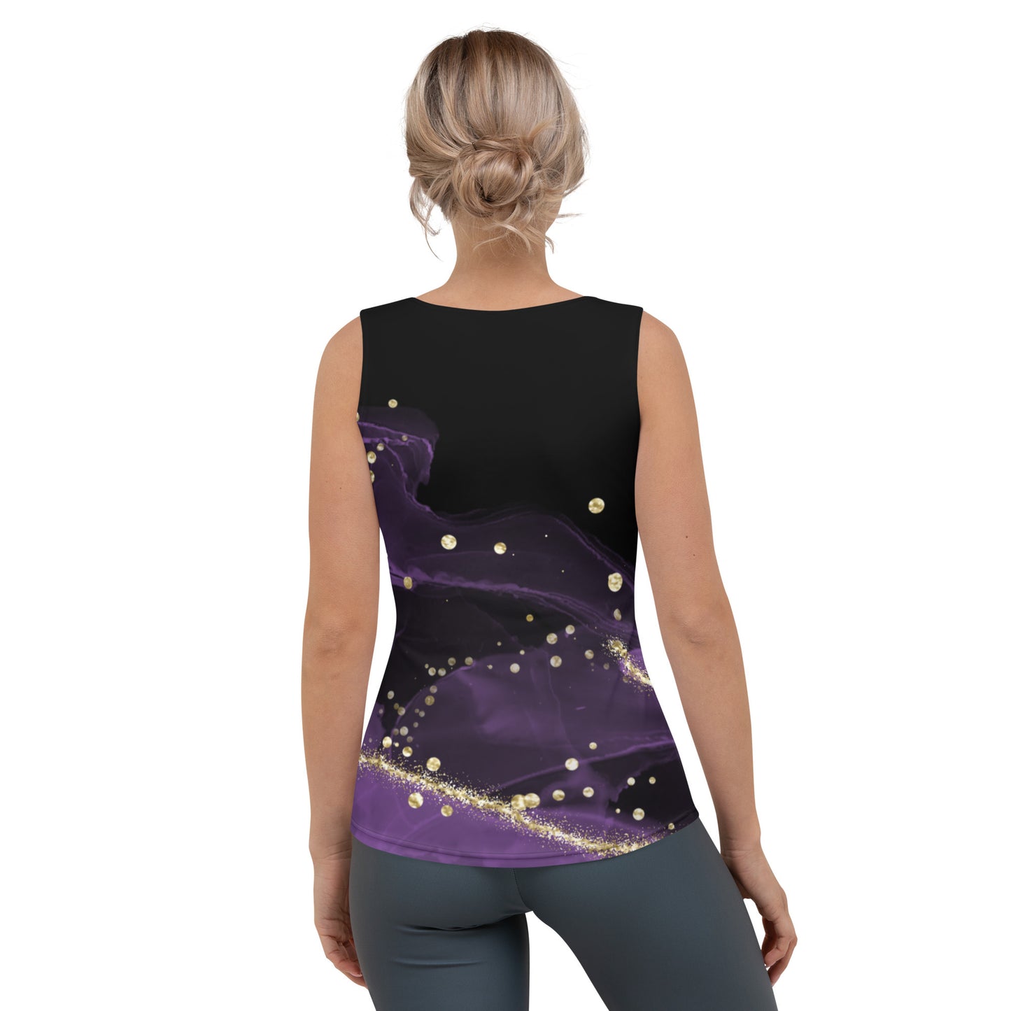 Black & purple - Tank Top