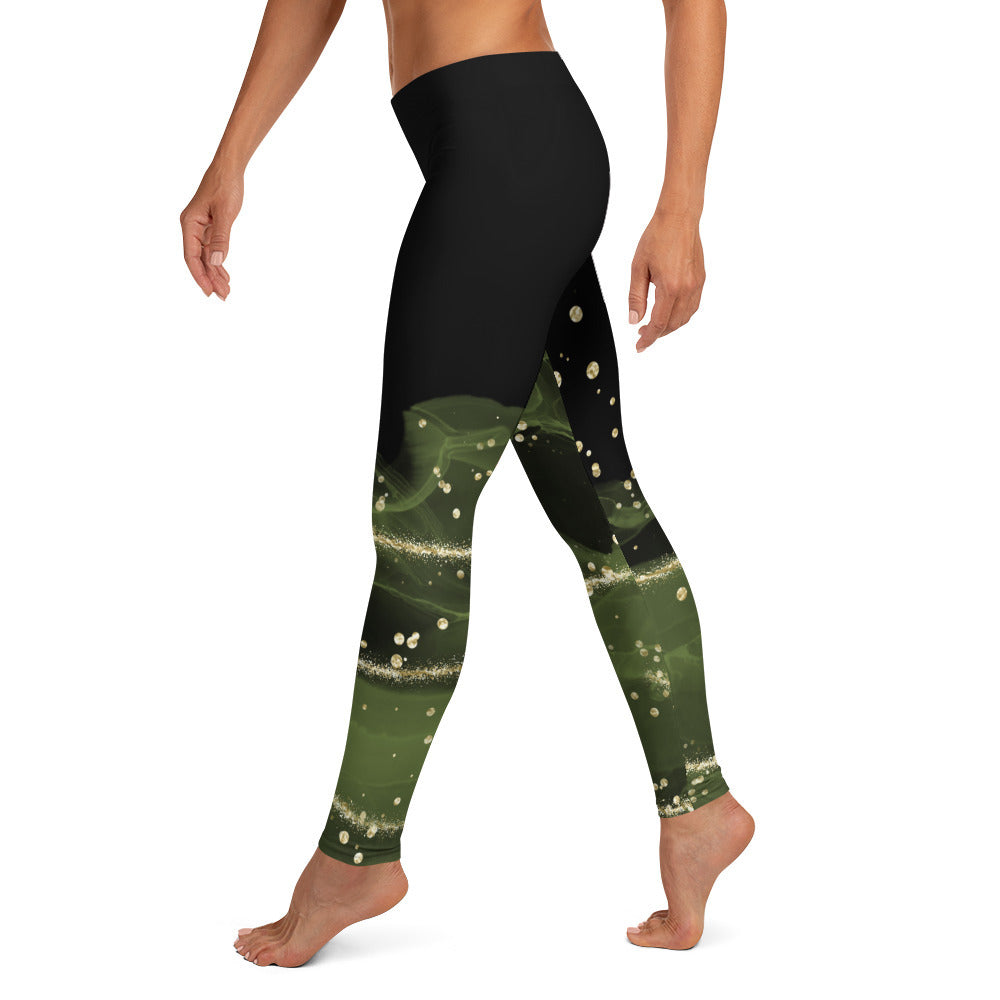 Black & green - Leggings