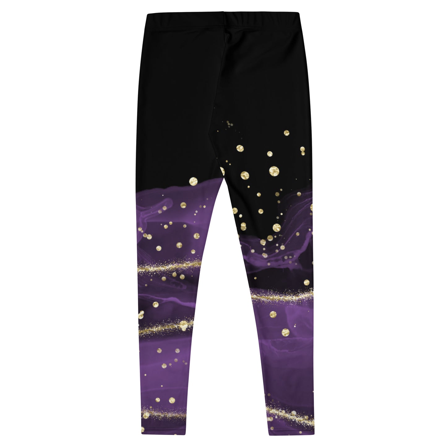 Black & purple - Leggings