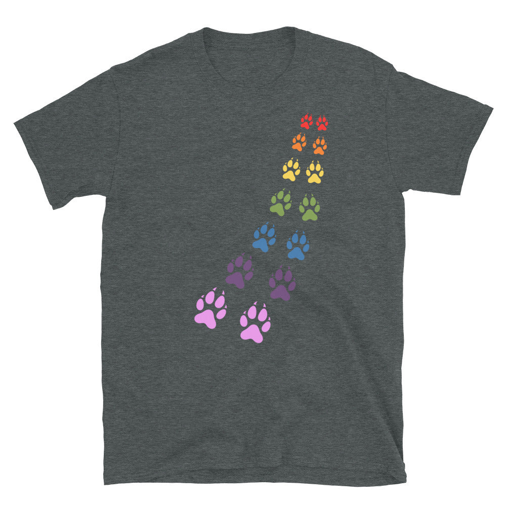 Rainbow paws - Unisex T-Shirt