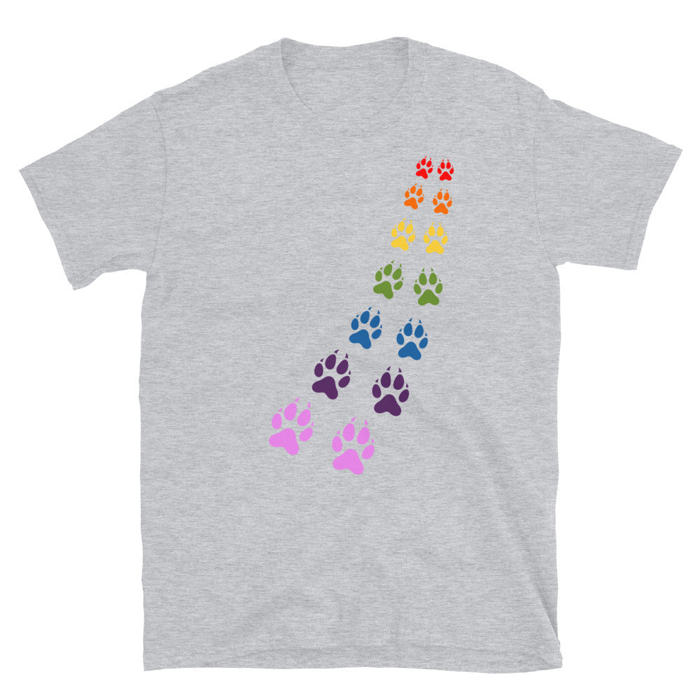 Rainbow paws - Unisex T-Shirt