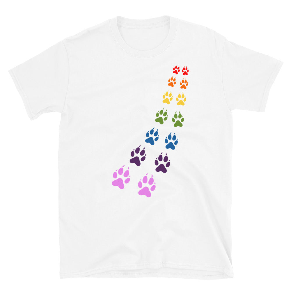 Rainbow paws - Unisex T-Shirt