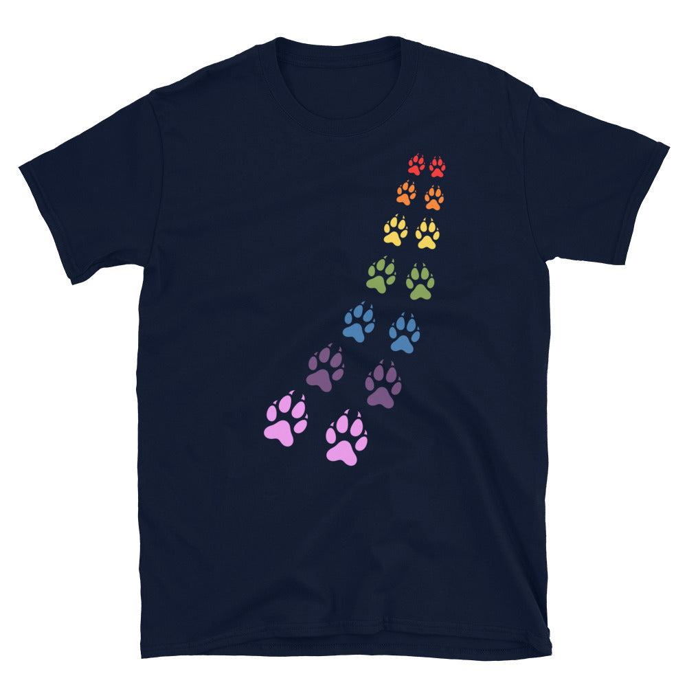 Rainbow paws - Unisex T-Shirt