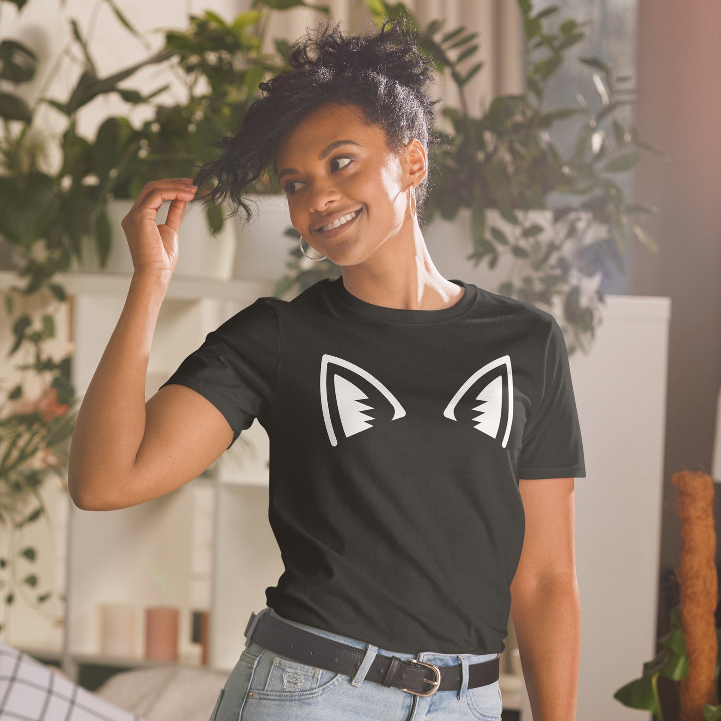 Furry ears - Unisex T-Shirt