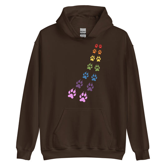 Rainbow paws - Unisex Hoodie