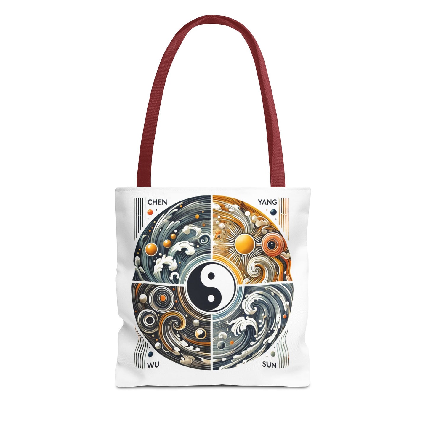 Tai Chi styles in waves - Tote Bag