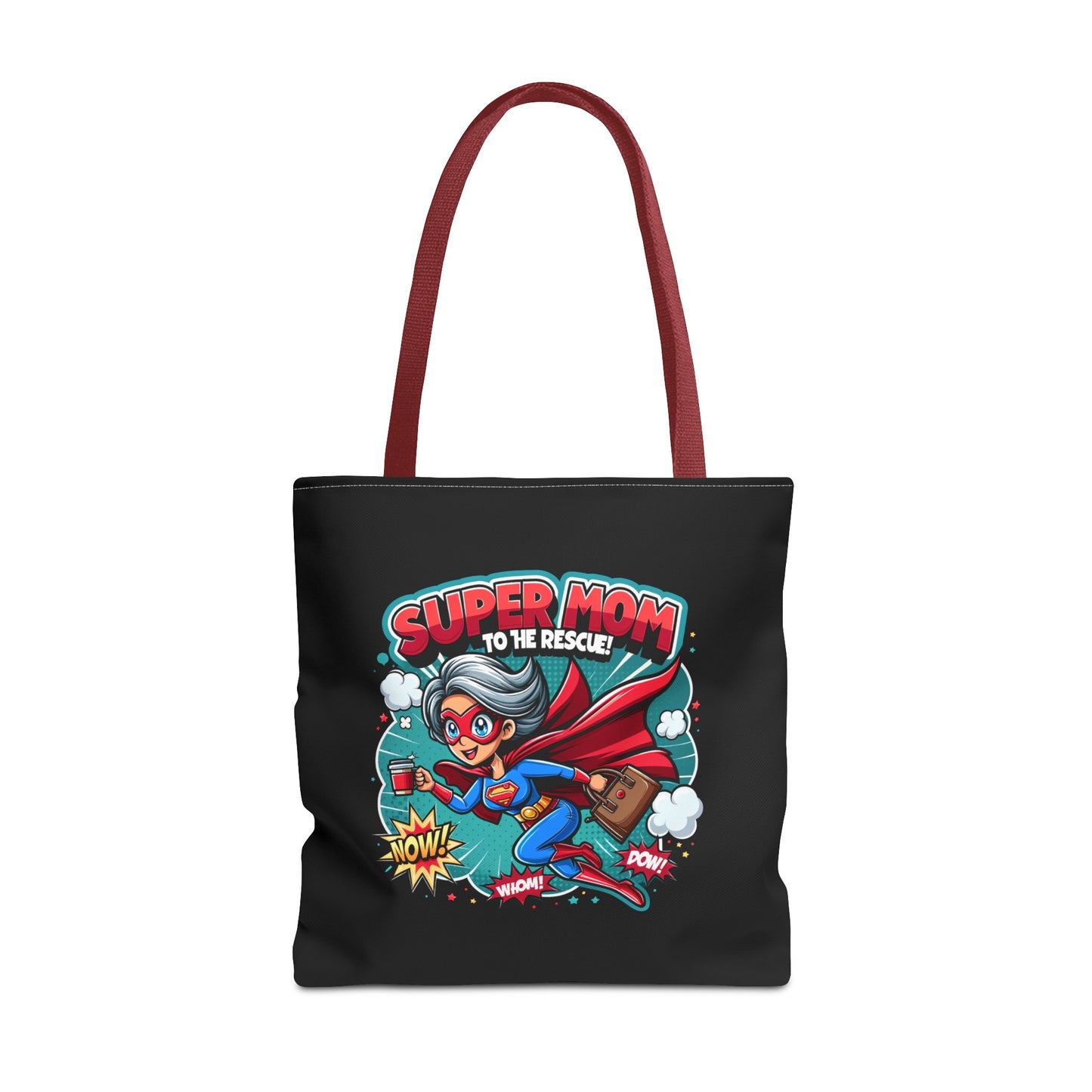 Super Mom to the rescue - Full colour tote bag